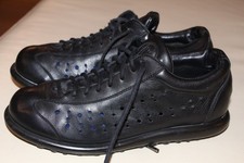 Camper Schuhe „Pelotas“ Chaussures Schwarz, Lochmuster, Glattleder, Gr. 39