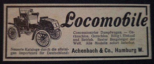 Dampfwagen locomobile - dampfwagen,