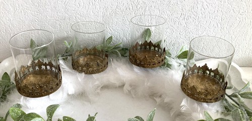 Set shabby kerzenstecker - 4,
