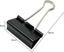 20 Stück Foldback Klammern