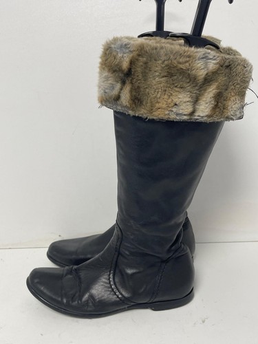 Next damen schwarz leder - schwarz,