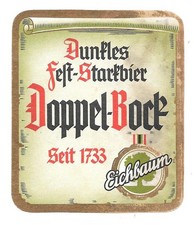 Bieretikett Eichbaum-Brauerei Mannheim (HH) FLECKIG!