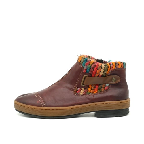 Rieker damen leder stiefelette - rieker,