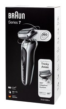 Braun Series 7 70-S1000s Elektrorasierer, AutoSense, Wet&Dry, EasyClick - Silber