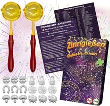 Zinngießen Silvester Set