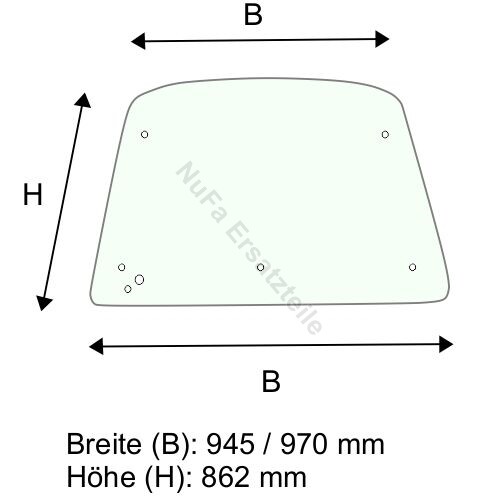 Heckscheibe für still rx70 - für,