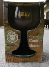Älteres GS Original Namens = Römer Weinglas " RITA" ca. 11 cm hoch / OVP