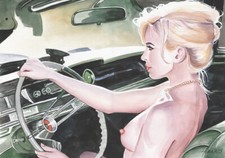 Original aquarell - original,