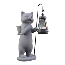 Solar katzenfigur gartendeko - solar,