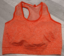 NEU ! neonfarbenes Bustier # Sport-BH neonorange Gr. 34/36  leuchtende Farbe