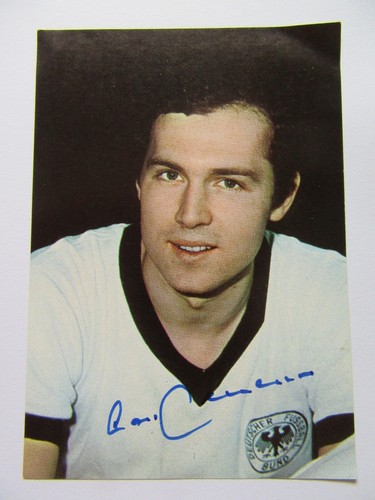 Franz beckenbauer signiert - signiert,