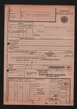 Frachtbrief 1956, Zeche Minister Achenbach von BRAMBAUER nach BENTHEIM-NORD