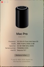 Mac pro 6.1, MacOS Sequoia, 