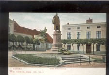 Pommern-alte Ansichtskarte Konitz 1907-Kaiser-Wilhelm-Denkmal-Polen