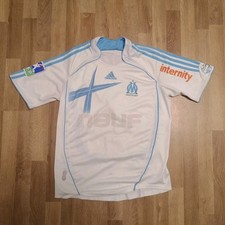 Vintage 2006/07 Ribery 7 Olympique Marseille Trikot Größe: M  Adidas Flecken 