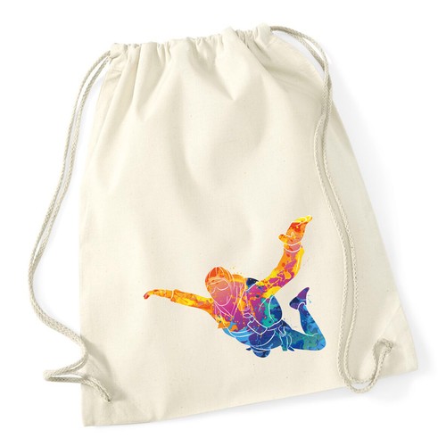 Turnbeutel skydiving bunte - skydiving,