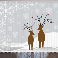 Weihnachten Rustikale Gardine
