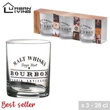 SET 3 EDLE WHISKEY-GLÄSER