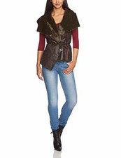 Damen Webpelzweste Weste von