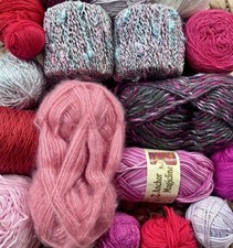 Wollreste - Bastelwolle - Wollpaket - ca. 600 Gramm