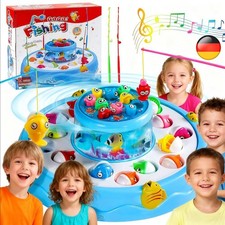 Magnetisches Angelspiel Set für Kinder ab 3 Jahren - 26Fische & 4 Kinderangel