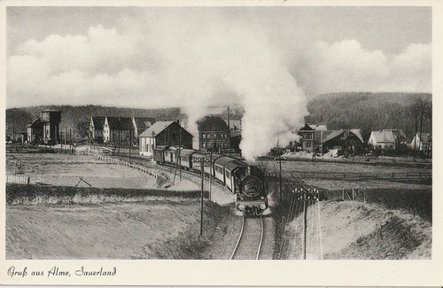 Bahnhof alme sauerland - alme/sauerland, mit