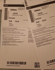 HAEVN Konzert Tickets, 2 Stck