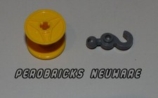 Lego Technic Technik Seil-Trommel + Haken 3x2 gelb #32012 NEUWARE