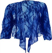 Blau Spitze 3/4 Ärmel