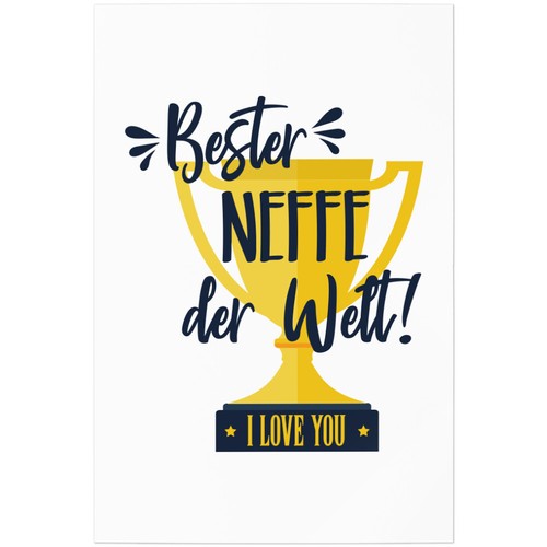 Bester neffe der welt - bester,