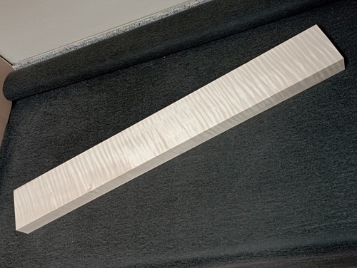 Flamed maple neck blank - flamed,