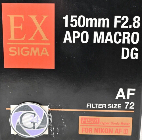 Sigma 150mm hsm apo - f/2.8,