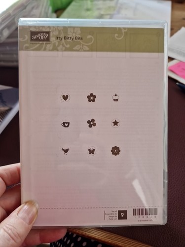 Stampin stempelset itty - up,
