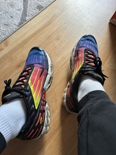Nike Air Max Plus 3 Neon Gebraucht, Größe 46, Oft getragen