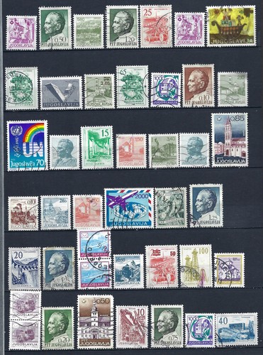 Briefmarken lot jugoslawien - lot,
