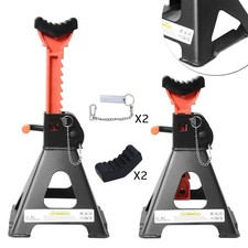 B Ware / Unterstellbock 2x 6000KG Wagenheber 6 T höhenverstellbar Stützböcke 3