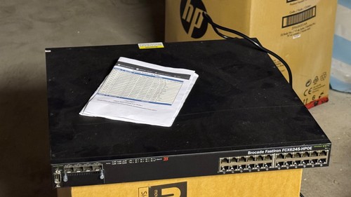 Brocade fastiron fcx624s hpoe - brocade, fcx624s-hpoe
