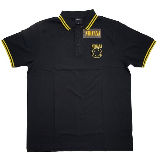 Nirvana yellow smiley polo - yellow,