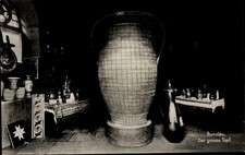 Ak Bolesławiec Bunzlau Schlesien, Großer Topf im Museum, Gefertigt... - 4269211