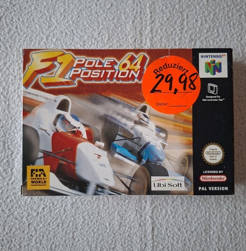 Nintendo spiel f1 pole - nintendo, 64
