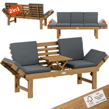 Casaria gartenbank sitzbank - gartenbank,