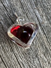 835 Silber Herz Anhänger