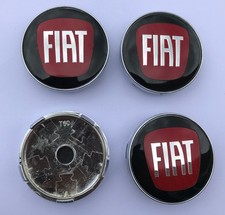 60mm für fiat schwarz - 60mm, logo