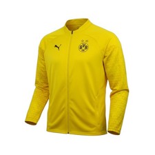Puma BVB Borussia Dortmund Jacke Herren L Gelb Trainingsjacke Sportjacke 
