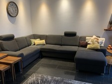 Cough U-Form Sofa Funktionscough Schlaffunktion, Bettkasten