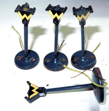 "HO" Piko Raarsch?   4x alte Wartesignale (Blech) mit Licht, 1x Defekt