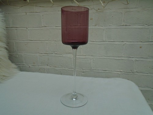 Hoher amethyst glas - (29,