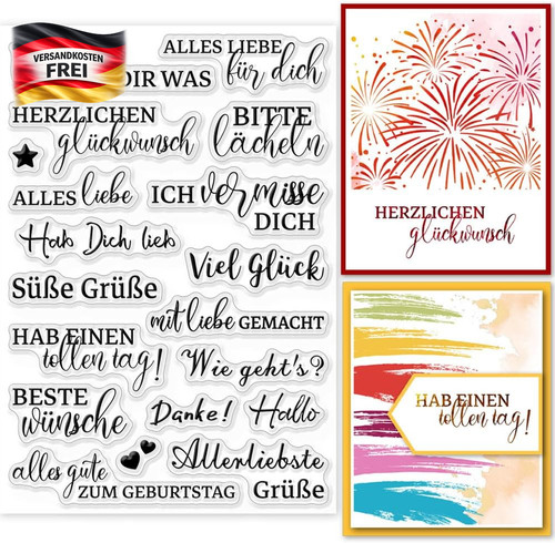 Transparente stempel set für - transparente,