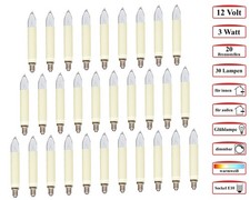 Schaftkerze 12V 3W E10 105mm