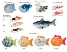 Keramik Schwimmfiguren Deko